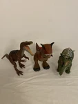 Lot 3 Official Jurassic World Dinosaur Figures - Great Condition Sounds Work Used. Price: $32.99.