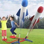 Kids Air Powered Rocket Launcher Toy Outdoor Foot Pump Soaring - New*. Price: $8.85.