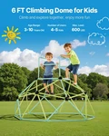 Vevor Climbing Dome 6FT Geometric Climber 600LBS Loading Kids Jungle Gym New. Price: $118.99.