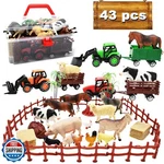 Kimicare 3 Pack Farm Toy Tractor With 40PCS Plastic Animals New. Price: $44.99.