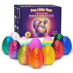 Fun Little Toys 12-PACK 3D Printed Eggs With Articulated Dragons No Dup New. Price: $37.88.