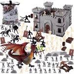 Lovestown 275 Pcs Medieval Dragon Set, Assembled Castle Knight Warrior New. Price: $50.68.