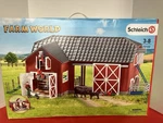 Schleich 72102 Large Farm With Black Angus Retired World Used. Price: $175.00.