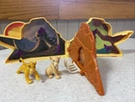 Vintage Disney Mattel Lion King Once Upon Time Playset W/ 2 Figures Simba Nala Used. Price: $19.99.