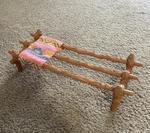 Disney Pocahontas Barbie Powhatan Village Playset Replacement Bed Mattel 90S Used. Price: $14.99.