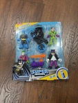 Imaginext Dc Super Friends Fisher-price Figures Batman Bat-cycle Penguin Joker New. Price: $25.00.