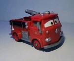 2020 Disney Mattel Cars Stunt Splash - Red Plastic Firetruck No Ladder Used. Price: $23.00.