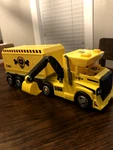 Paw Patrol Big Truck Pup Rubble Transforming Vehicle & Figure - Complete Set Used. Price: $21.99.
