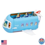 Bluey 3-IN-1 Transforming Airplane Playset W/ Figures, Sounds, 15+ Pcs, New. Price: $62.65.