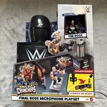 Wwe Knuckle Crunchers Microphone Playset With Exclusive Final Boss Rock! New. Price: $35.00.