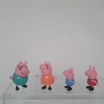 Vintage Jazwares Peppa Pig And Family 2003 Toys 4-FIGURE Set Used. Price: $12.99.