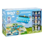 Bluey's 3-IN-1 Transforming Plane Mega Playset Ultimate Family Trip 42 Pieces New. Price: $96.00.