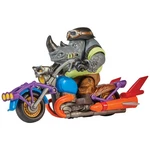 Chopper Cycle With Exclusive Rocksteady Figure By Playmates Toys New. Price: $40.27.