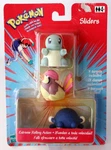 Rare 2000 Pokemon Sliders Squirtle Pidgeotto Poliwhirl Figure Hasbro New Sealed!. Price: $39.99.