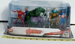 Disney Store Marvel Avengers Figurine Playset Hulk Vision Iron Man Ultron Used. Price: $21.78.