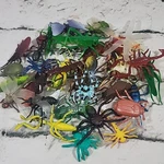 Bugs Insect Figures Lot Of 35 Spiders Beetles Grasshoppers Creepy Science Nature Used. Price: $24.99.