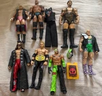 Wwe Mattel Action Set - 7 Wrestling Collectible Used. Price: $273.00.