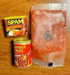 Mga's Miniverse Real Brands Extras - Spam & Hormel Chili New. Price: $8.00.
