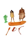 1996 Pocahontas & Chief Powhatan Action Figure Gift Set Disney Mattel Brand Inc Used. Price: $14.88.