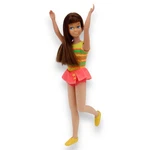 Skipper Doll Bend Leg Barbie #1030 Fluff Swimsuit #1143 Brunette Vtg Usa Mattel Used. Price: $110.00.