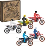 Authentic 5-PACK Of 1:24 Scale Die-cast Motorcycles With Rider Figure, Toy New. Price: $31.97.