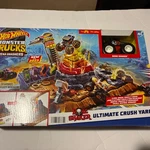 Hot Wheels Monster Trucks Arena Smashers Bone Shaker Ultimate Crush Yard Playset New. Price: $20.00.