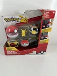 Pokemon Clip Go Ball Belt Set Pikachu Jazwares PKW0232 New. Price: $19.99.