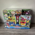 Disney Junior Mickey Mouse Ready Race Garage 19 Piece Vehicle Playset New Toy. Price: $30.99.