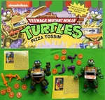 Playmates Teenage Mutant Ninja Turtles Pizza Tossin' + Raphael Leonardo Used. Price: $30.00.