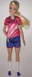 Barbie Soccer Player You Can Be Anything 11" Doll Blond Hair Mattel Loose Read Used. Price: $5.39.