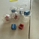 Squinkies 7 Battle Dice Red Blue 5 Star Wars Capsules Included Used. Price: $9.99.