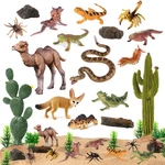 Sienon 32PCS Desert Animal Figures Playset Model Trees Cactus Kit Diorama Pro... New. Price: $28.93.