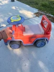 Bluey Heeler 4WD Family Vehicle Ride-on Toy Car Used. Price: $38.00.