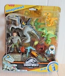 Fisher-price Imaginext Jurassic World Track & Trail Pack Dinosaurs Set New. Price: $24.99.
