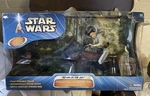 Nos Star Wars Jedi Princess Leia Big Speeder Bike Endor Gear 1STED 2003 25 Box New. Price: $99.00.
