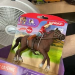 Schleich Club - 5PC Figurine Playset Realistic Horses Used. Price: $29.99.