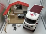 Schleich Horse Club Mobile Vet Vehicle Toy Van And Clinic Used. Price: $44.99.