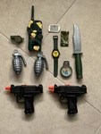 2000 G.i. Joe Army Soldier Play Set Grenade Dagger Compass Watch Walkie Talkie Used. Price: $19.99.