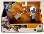 Hasbro Star Wars Young Jedi Adventures Lys Solay & Speeder Bike 4" Action Figure New. Price: $12.00.