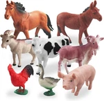 8 Pcs Big Animal Figurines Toys, Farm Realistic Plastic New. Price: $19.99.