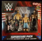 Wwe Wrestling Suerstars: 4 Pack Bendable Wrestler Figures / Flexfigs Series 1 New. Price: $37.50.