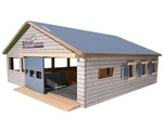 Breyer Farms Deluxe Arena Stable Playset With Horses And Accessories 24.25 Inch New. Price: $126.90.