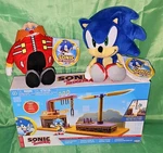 New )/ Sonic The Hedgehog /( Flying Battery Zone Playset & Plush Lot. Price: $48.00.