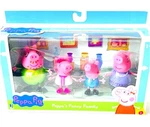 Nib Jazwares Pig Peppa's Fancy Family 4 Pack Toy Figures 2003 New. Price: $19.99.
