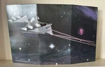 Vintage Kenner Star Wars 39510 Imperial Cruiser Backdrop Outpost Battle Scene New. Price: $325.00.
