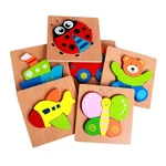 Montessori Wooden Animal Puzzle Toddler Toy Choose Style Educational Boards New. Price: $7.50.