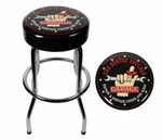 Plasticolor 004753R01 Busted Knuckle Garage Padded Bar Stool New Free Shipping. Price: $131.23.