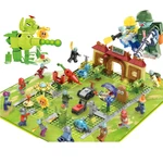 Jhesao Plants And Zombies Toys Assembly Action Figures Pvz Assemblable New. Price: $56.42.