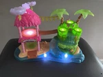 Hatchimals Colleggtibles Tropical Island Party Playset Lights Sound Music & Spin Used. Price: $21.23.