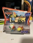 New! Disney Pixar Cars Supercharged Movie Moments Guido & Luigi Ferrari Toy Set. Price: $30.00.